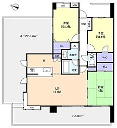ラ・フォレ21 3LDKの間取図画像
