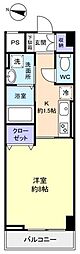 プログレス花通 1Kの間取図画像