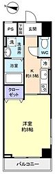 プログレス花通 1Kの間取図画像