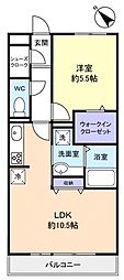 オズシティ 1LDKの間取図画像