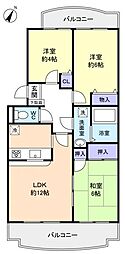 グランドステージ八千代壱番館 3LDKの間取図画像