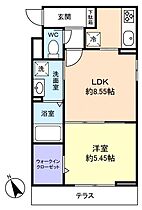 Ｄ－ＲＯＯＭ　ＹＡＴＳＵ（ヤツ）  ｜ 千葉県習志野市谷津2丁目（賃貸アパート1LDK・1階・34.86㎡） その2