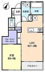 間取図画像 1LDK