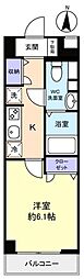 間取図画像 1K