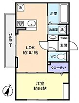 コモドコーポ前原  ｜ 千葉県船橋市前原西8丁目（賃貸アパート1LDK・2階・37.92㎡） その2