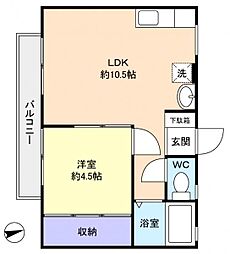 間取図画像 1LDK