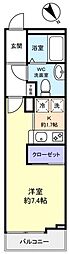 フェアリーワン 1Kの間取図画像