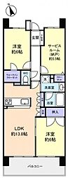 グーディッシュ村上 3LDKの間取図画像