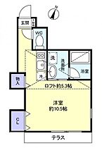 キングハウス勝田台  ｜ 千葉県八千代市勝田台1丁目（賃貸アパート1R・1階・25.93㎡） その2