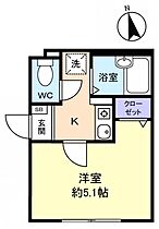 ｋａｏｎａ  ｜ 千葉県船橋市前原西2丁目（賃貸アパート1K・3階・16.53㎡） その2