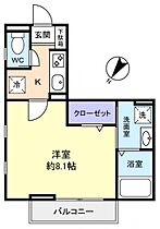 サイドリバーＨ  ｜ 千葉県船橋市東中山1丁目（賃貸アパート1K・3階・26.67㎡） その2