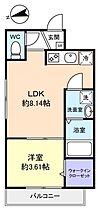 ｒａｐａ津田沼  ｜ 千葉県習志野市谷津2丁目（賃貸アパート1LDK・3階・28.72㎡） その2