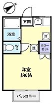 コーポツヅキ  ｜ 千葉県習志野市津田沼7丁目（賃貸アパート1R・1階・19.87㎡） その2