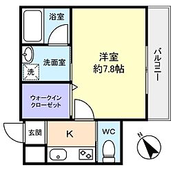 Lotus 1Kの間取図画像
