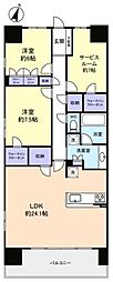 レーベン千葉ニュータウン中央ザプレミアム 3LDKの間取図画像