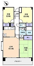 フェアール習志野 3LDKの間取図画像