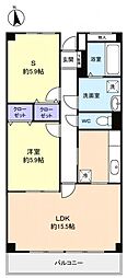 グランシャリオ 1SLDKの間取図画像