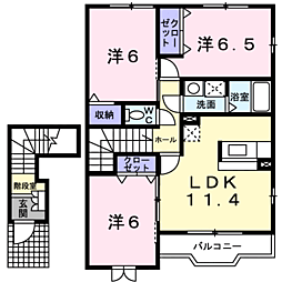 間取図画像 3LDK
