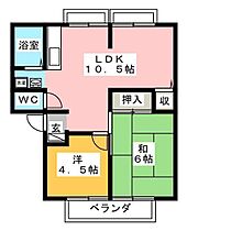 サンビレッジ佐那具Ａ 203 ｜ 三重県伊賀市佐那具町806（賃貸アパート2LDK・2階・46.03㎡） その1