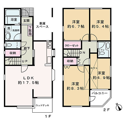 間取り 杉並区宮前1丁目14-20