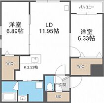 B、bloom  S6(ブルーム　エス6) 201 ｜ 北海道札幌市中央区南六条西12丁目761-18（賃貸マンション2LDK・2階・63.45㎡） その2