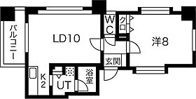 ノヴァ大通II 503 ｜ 北海道札幌市中央区大通西15丁目2-11（賃貸マンション1LDK・5階・43.55㎡） その2