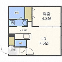 upper village南円山 403 ｜ 北海道札幌市中央区南七条西24丁目5-11（賃貸マンション1LDK・4階・33.60㎡） その2