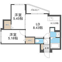 S-RESIDENCE札幌東astraze 508 ｜ 北海道札幌市東区北七条東3丁目15-20（賃貸マンション2LDK・5階・47.32㎡） その2