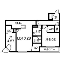 アルファスクエアS17 307 ｜ 北海道札幌市中央区南十七条西17丁目3-19（賃貸マンション2LDK・3階・59.85㎡） その2