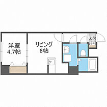 E-horizon山鼻 203 ｜ 北海道札幌市中央区南十三条西8丁目2-48（賃貸マンション1DK・2階・33.15㎡） その2