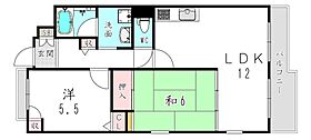 プリメーラリヨン  ｜ 兵庫県神戸市東灘区西岡本３丁目（賃貸マンション2LDK・2階・59.30㎡） その2