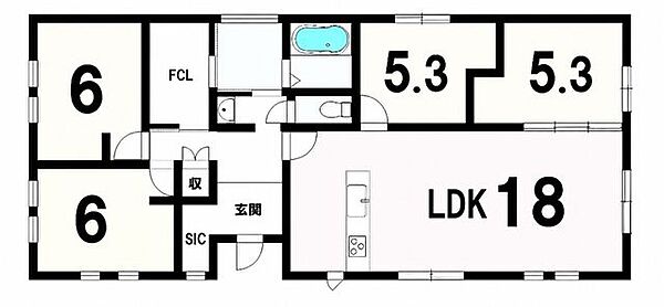 間取りを拡大表示