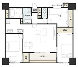 グランドハイツ田端 3LDKの間取図画像