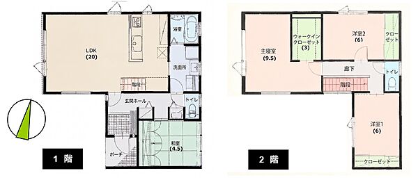 間取りを拡大表示