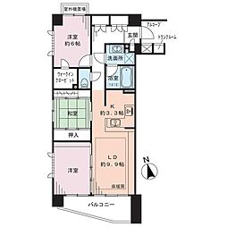 ジェイパーク渋谷神泉 3LDKの間取図画像