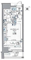 デュオステージ雪が谷大塚 1LDKの間取図画像