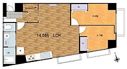 山王アイチマンション 2SLDKの間取図画像