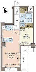 クリオラベルヴィ不動前グランクラス 1LDKの間取図画像