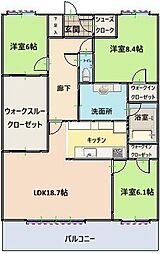 間取図画像 3LDK