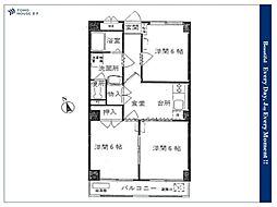 サンハイツ泉町 3DKの間取図画像