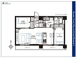 大和コーポ 1SLDKの間取図画像