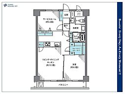 ファインライフ駒形 1SLDKの間取図画像