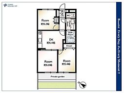 ライオンズマンション大泉学園 3DKの間取図画像