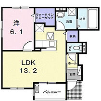 広島県福山市引野町4951番地1（賃貸アパート1LDK・1階・46.69㎡） その2