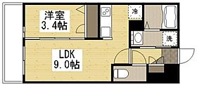 広島県福山市三吉町3丁目2-16（賃貸アパート1LDK・1階・29.77㎡） その2