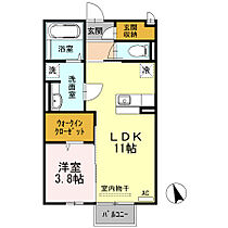 広島県福山市高西町4丁目2-18（賃貸アパート1LDK・2階・41.29㎡） その2