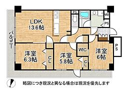 間取図画像 3LDK