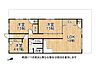 間取り：57m2の専用庭のある3LDK、1階住戸で小さなお子様も安心。2面採光で風通し◎