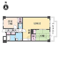 友井グレイス 2LDKの間取図画像