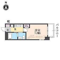 M'PLAZA小阪駅前 1Kの間取図画像